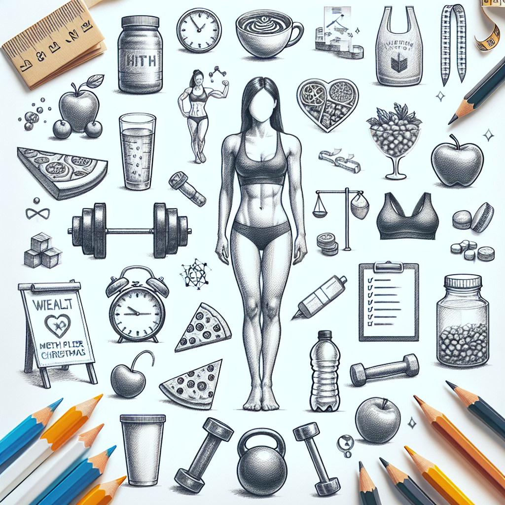 Pastelková ilustrace znázorňující téma: Hubnutí