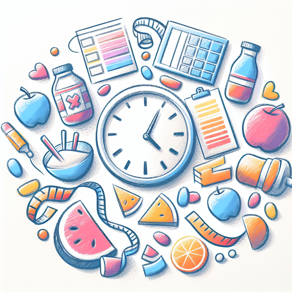 Pastelková ilustrace znázorňující téma: Zdravá výživa