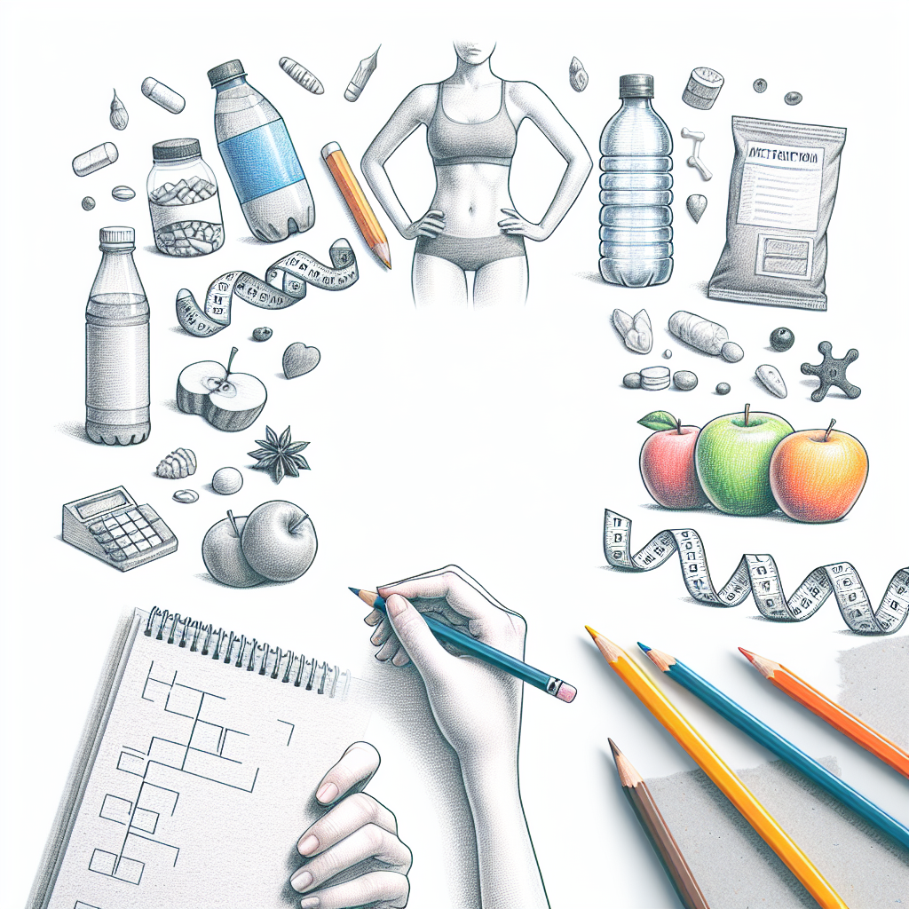 Pastelková ilustrace znázorňující téma: Hubnutí