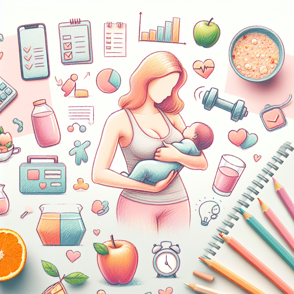 Pastelková ilustrace znázorňující téma: Zdraví matek