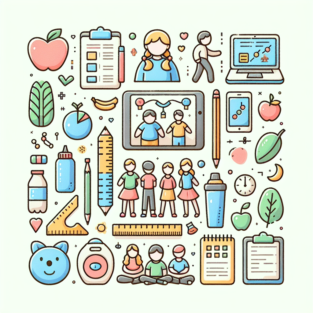Pastelková ilustrace znázorňující téma: Zdraví dětí