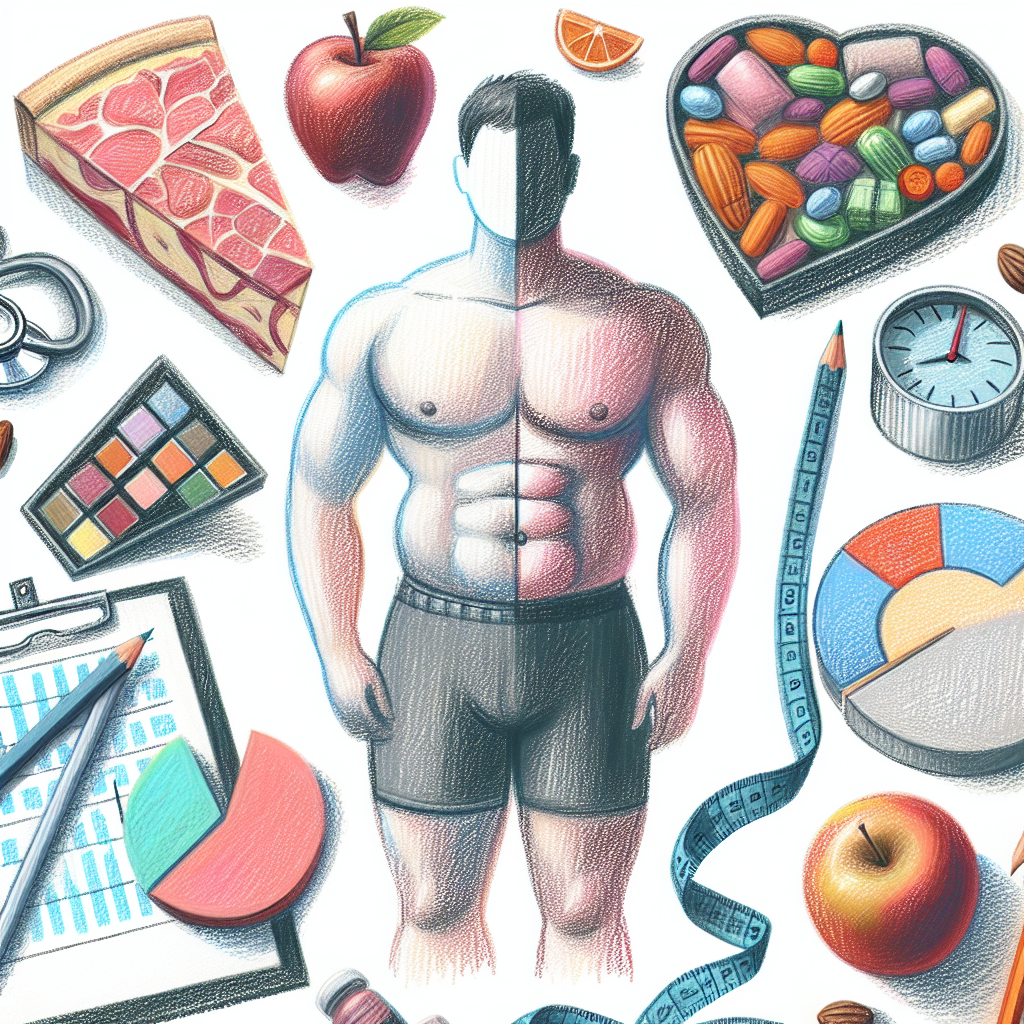 Pastelková ilustrace znázorňující téma: Hubnutí
