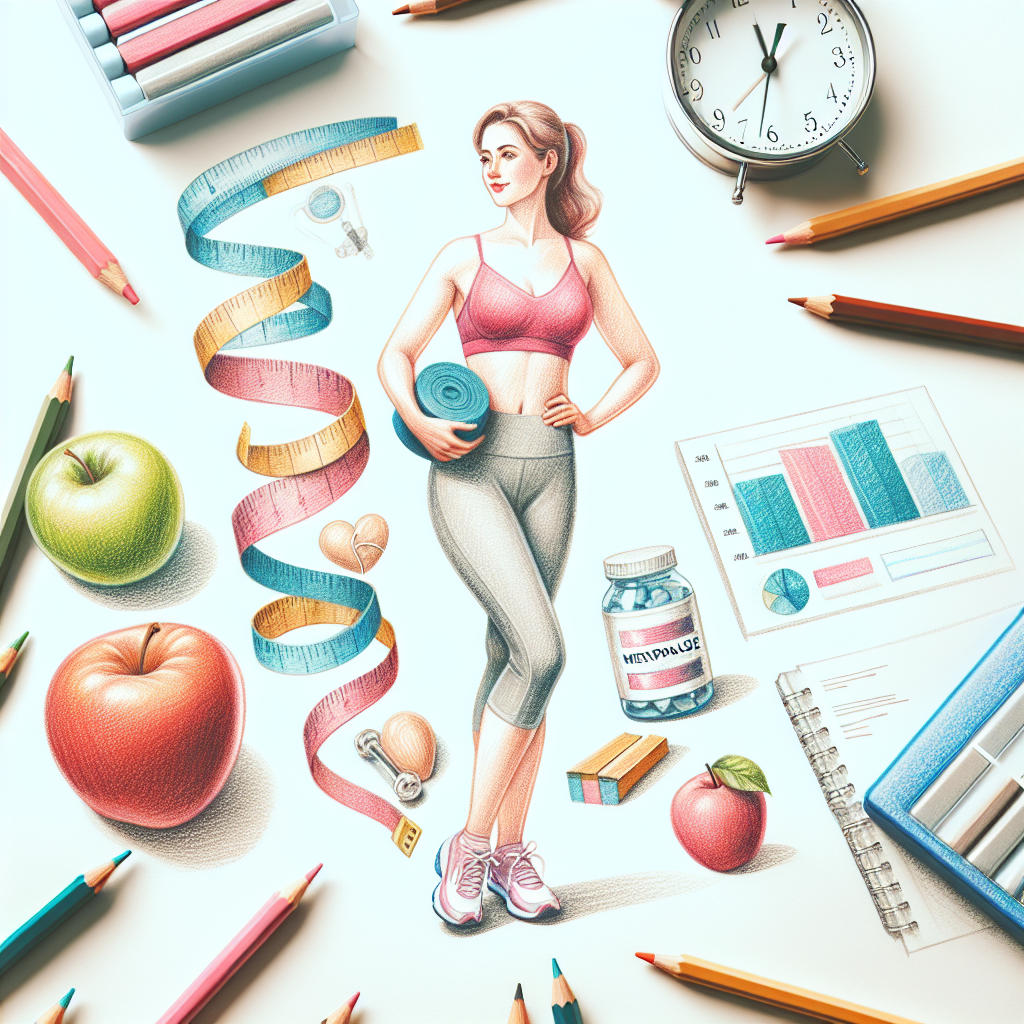 Pastelková ilustrace znázorňující téma: Zdraví a wellness