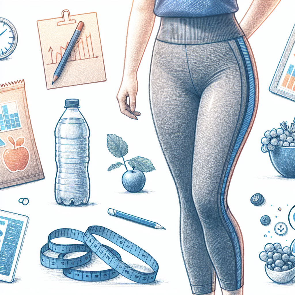Pastelková ilustrace znázorňující téma: Hubnutí