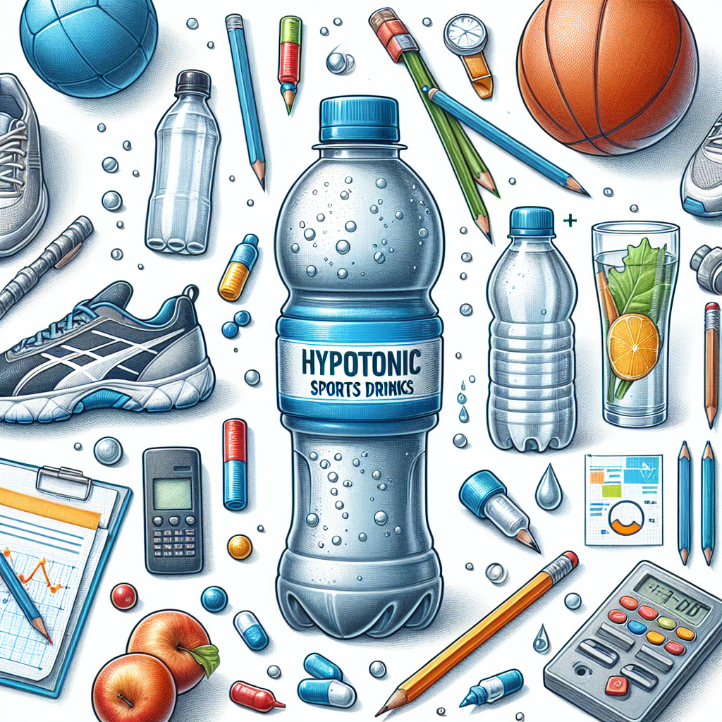 Pastelková ilustrace znázorňující téma: Iontové nápoje