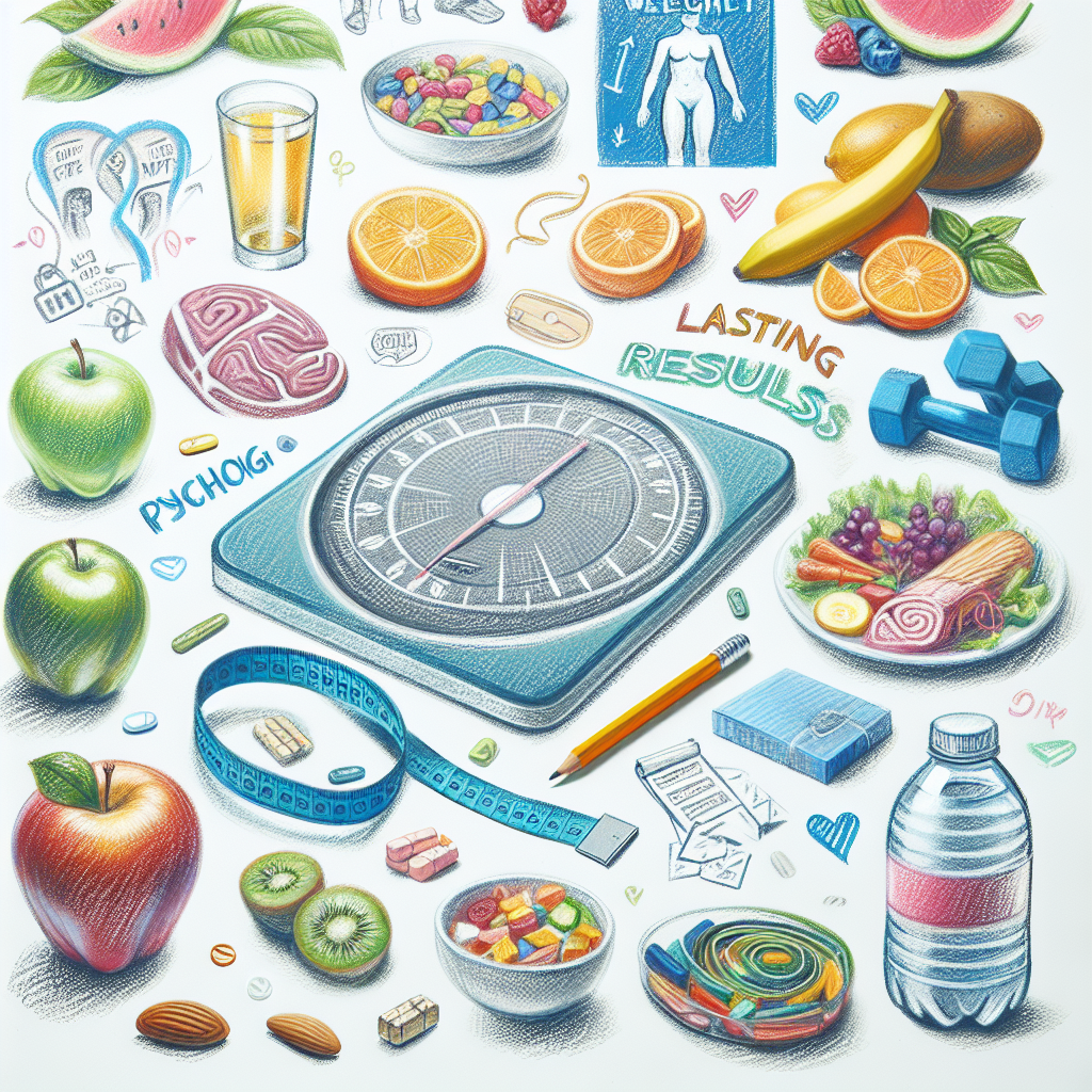 Pastelková ilustrace znázorňující téma: Hubnutí