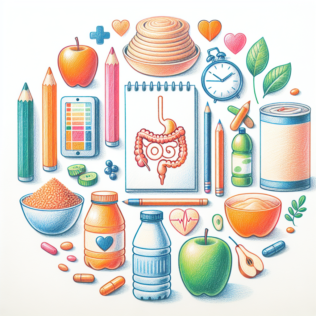 Pastelková ilustrace znázorňující téma: Zdraví a výživa