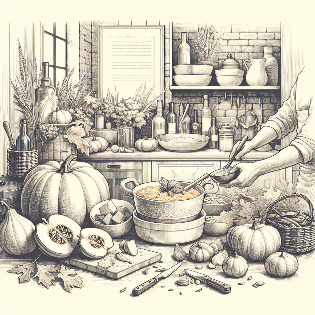 Pastelková ilustrace znázorňující téma: Recepty