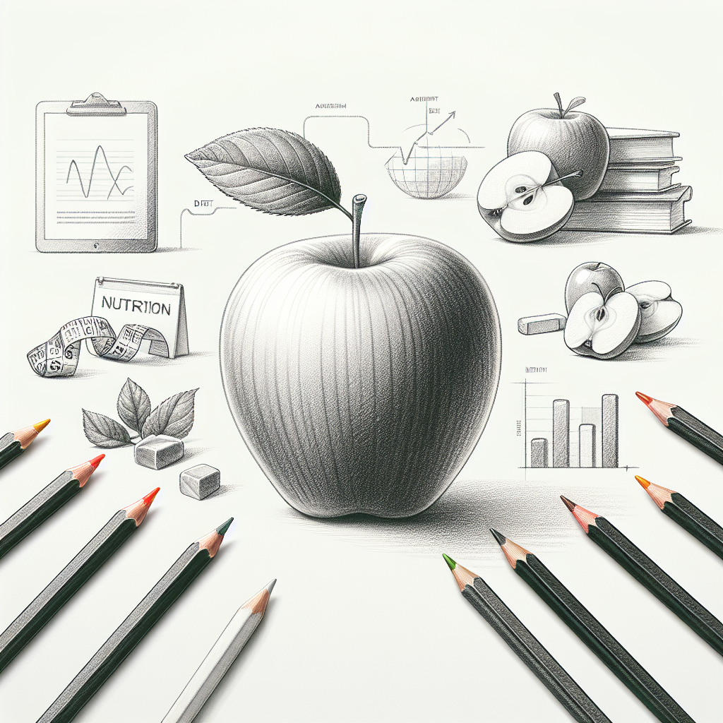Pastelková ilustrace znázorňující téma: Výživa