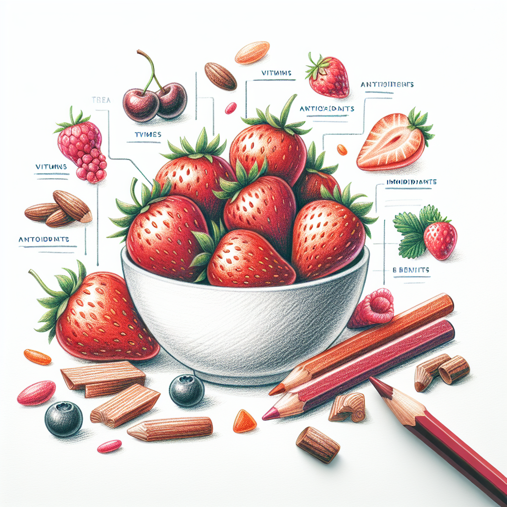 Pastelková ilustrace znázorňující téma: Zdravá výživa