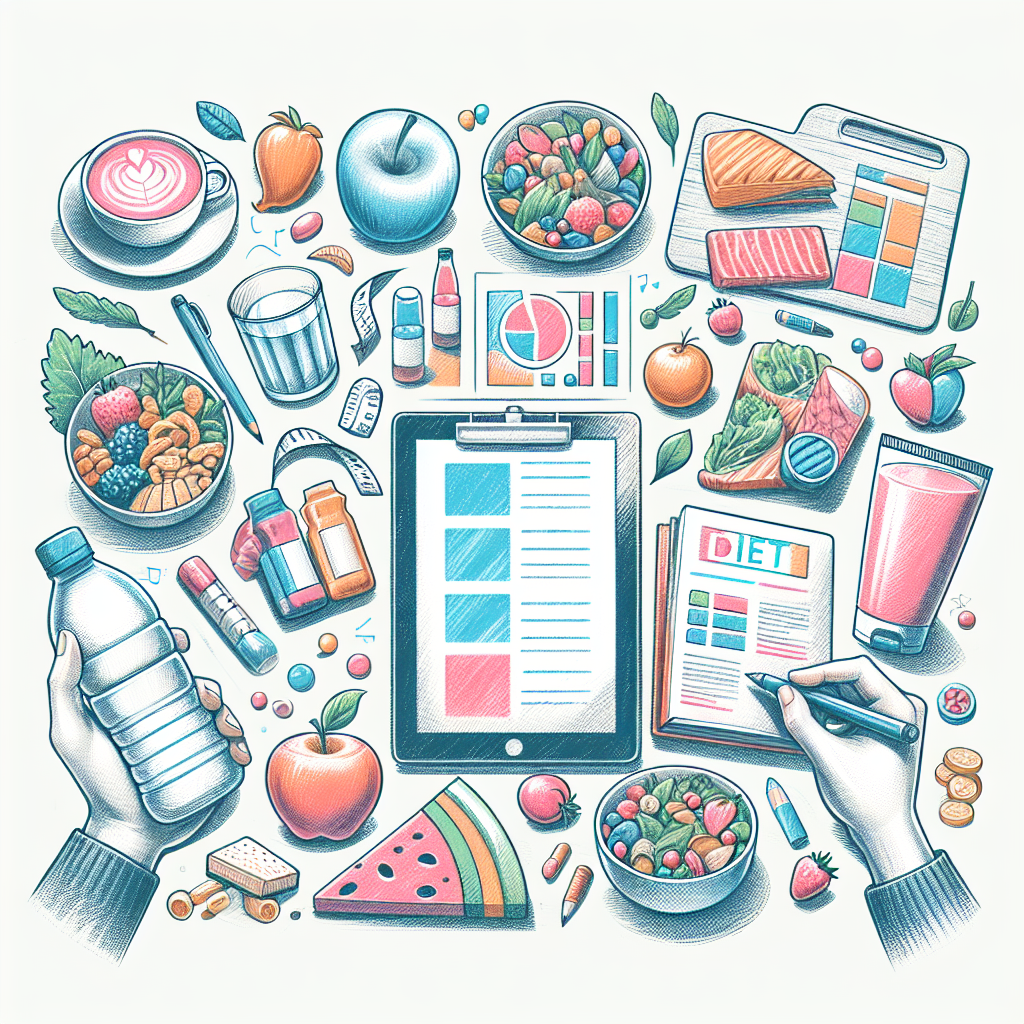 Pastelková ilustrace znázorňující téma: Výživa