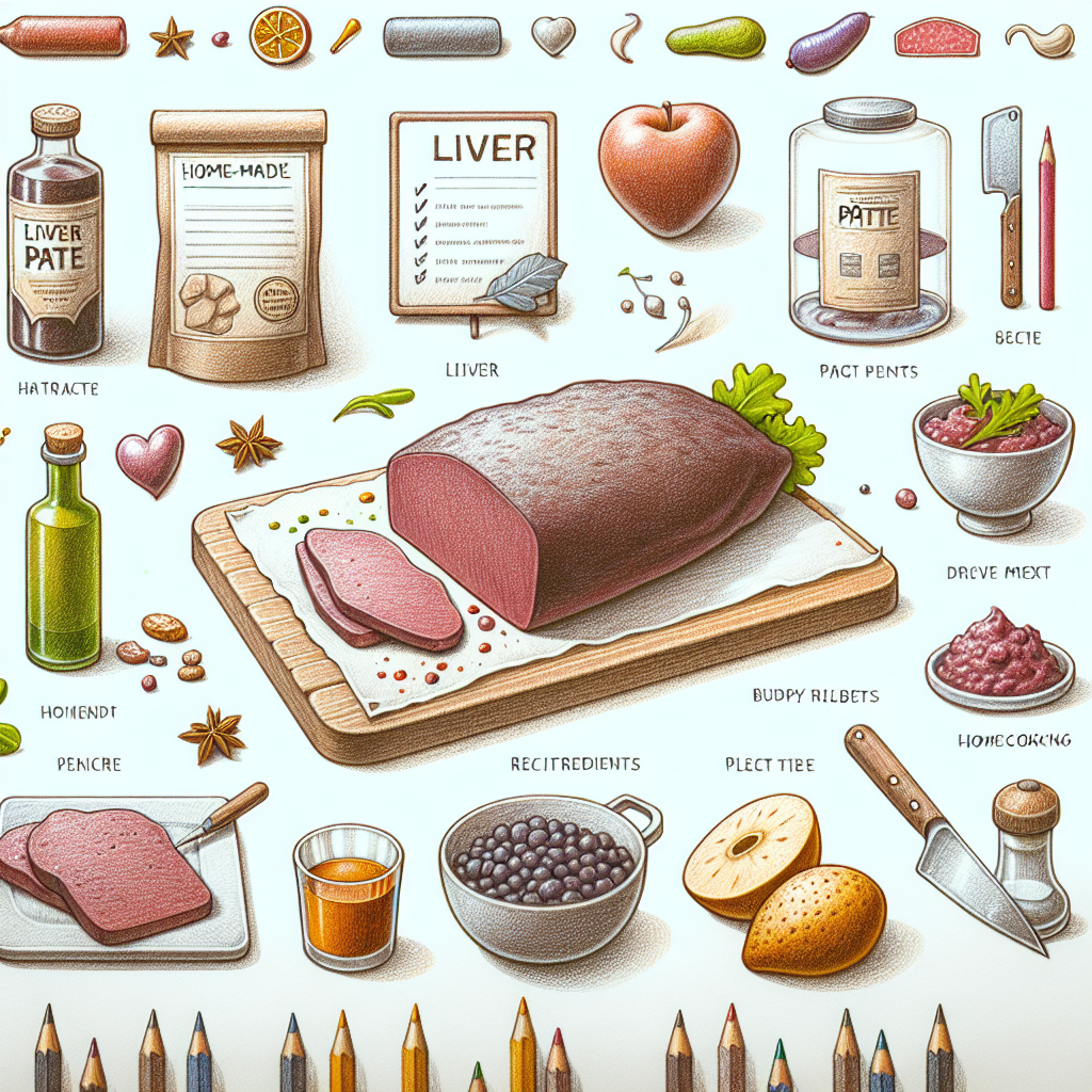 Pastelková ilustrace znázorňující téma: Recepty