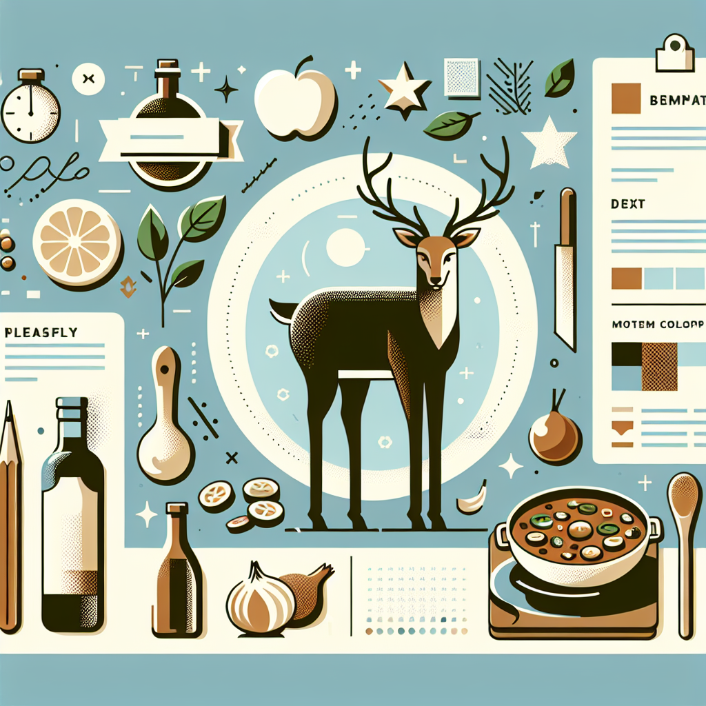 Ilustrace znázorňující téma: jelení guláš recept