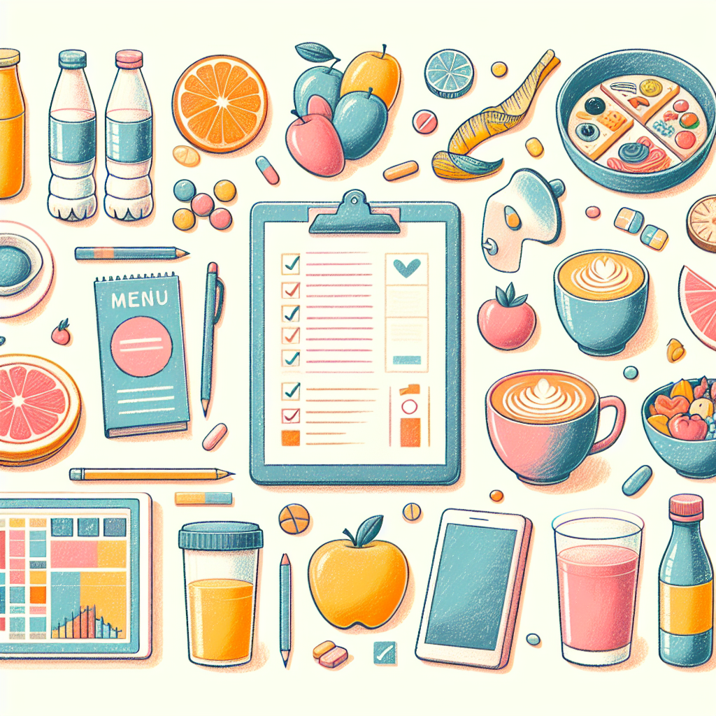 Pastelková ilustrace znázorňující téma: Zdravá výživa