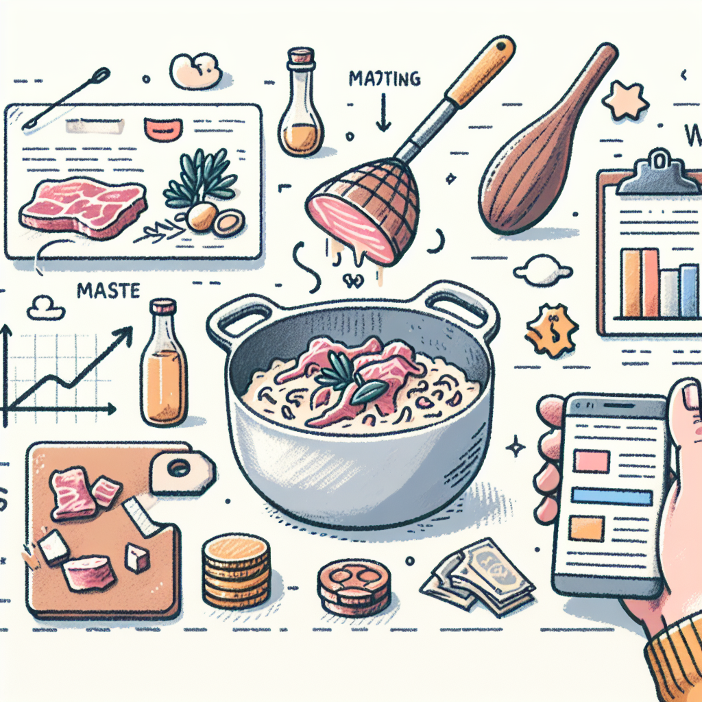 Pastelková ilustrace znázorňující téma: Česká kuchyně