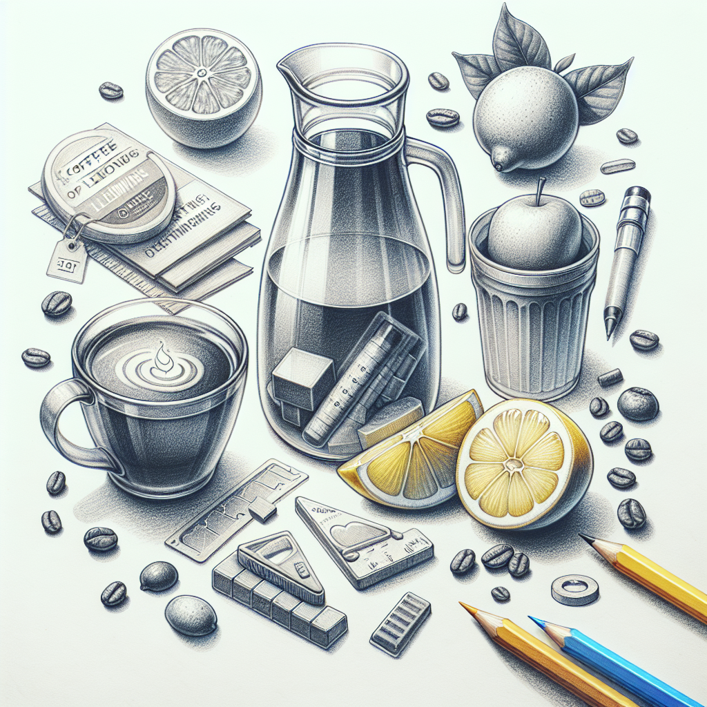 Pastelková ilustrace znázorňující téma: Zdravý životní styl
