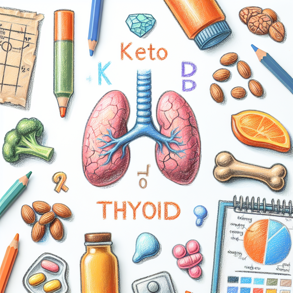 Pastelková ilustrace znázorňující téma: Keto dieta