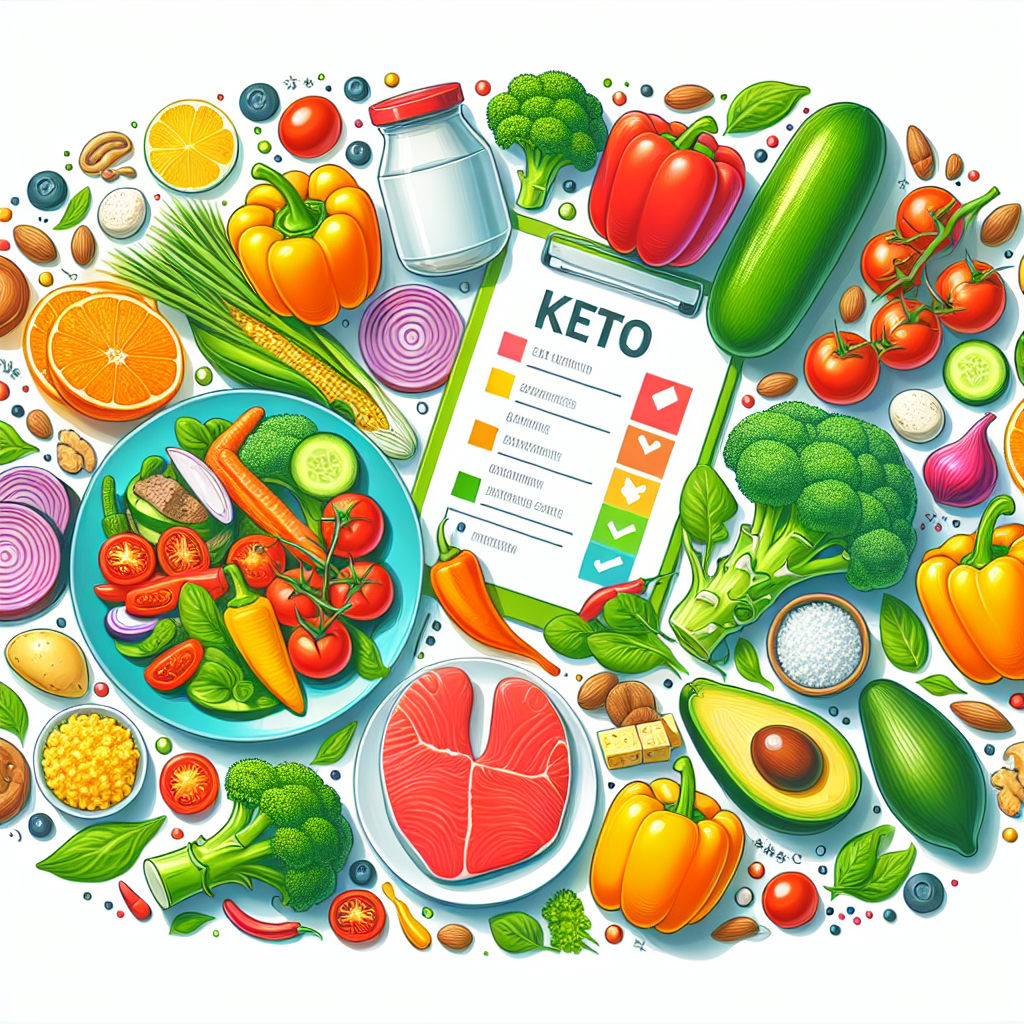Ilustrace znázorňující téma: Keto dieta