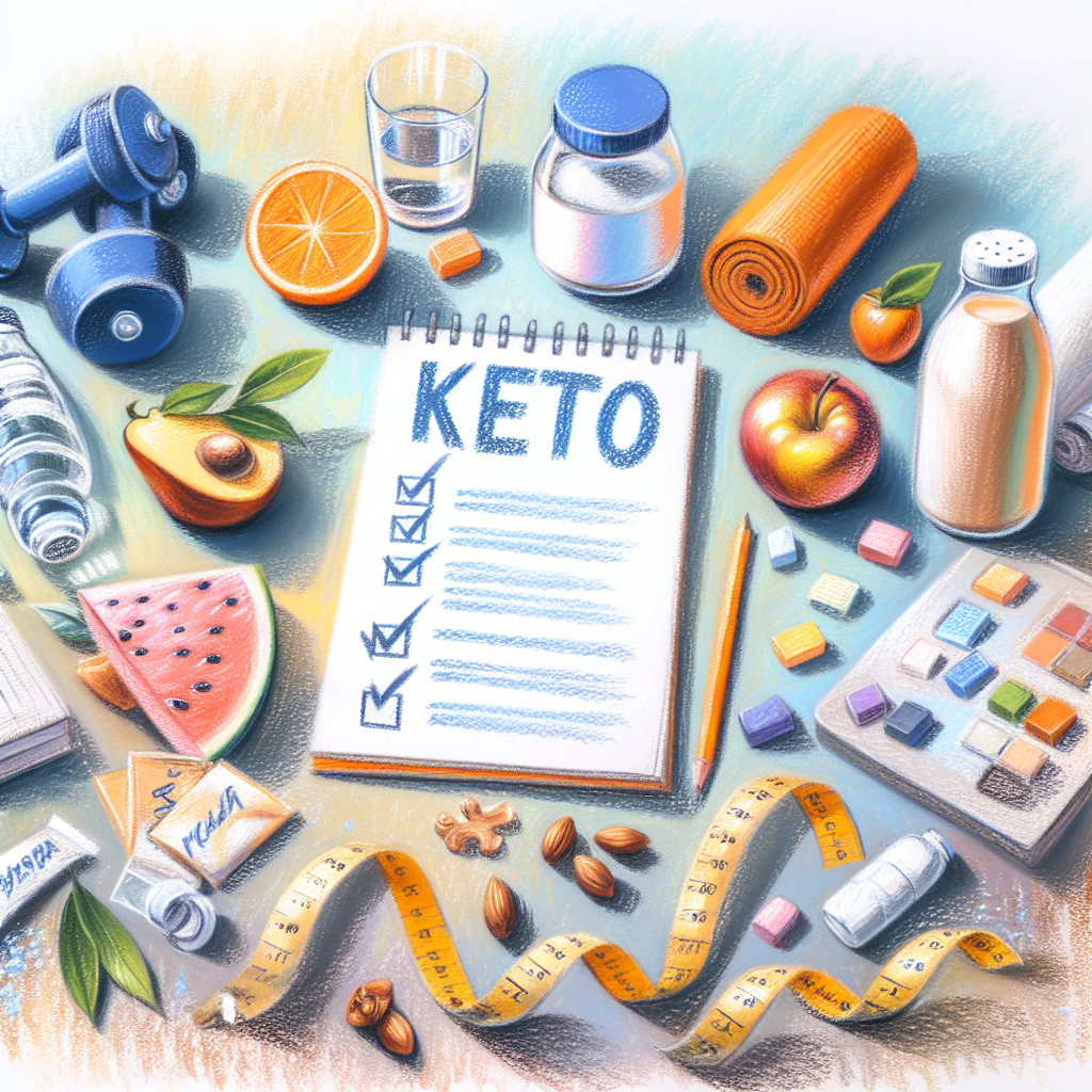 Pastelková ilustrace znázorňující téma: Diety a výživa