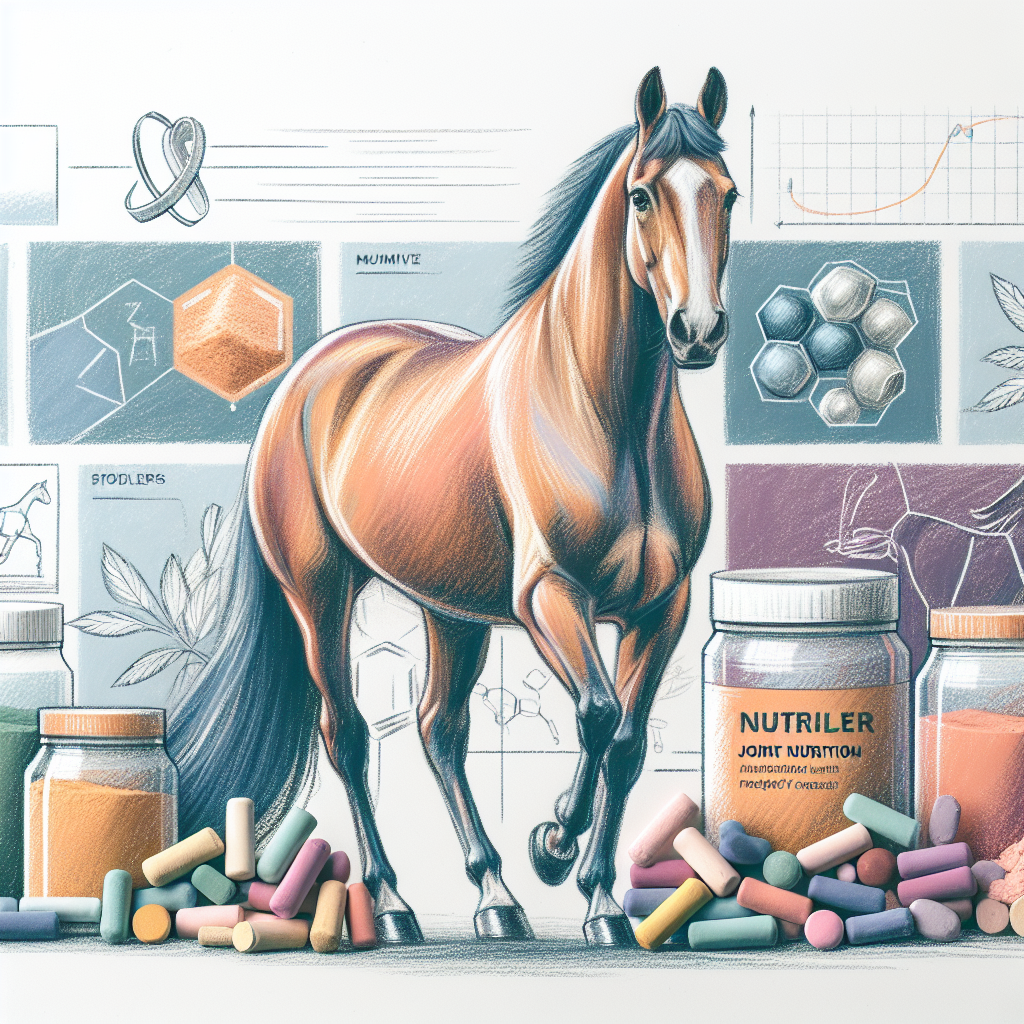 Pastelková ilustrace znázorňující téma: Zdraví koní