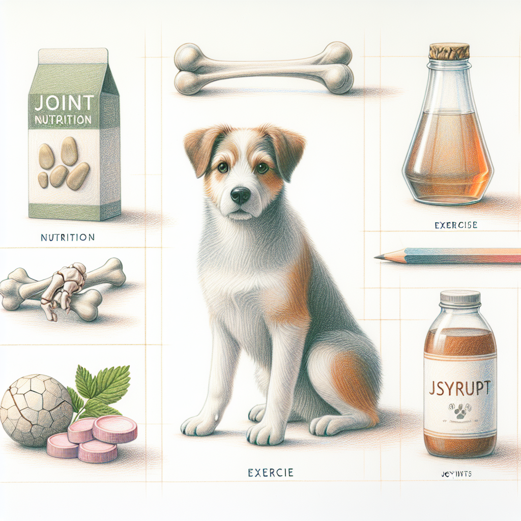 Pastelková ilustrace znázorňující téma: Kloubní výživa