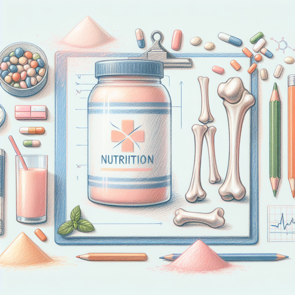 Pastelková ilustrace znázorňující téma: Kloubní výživa