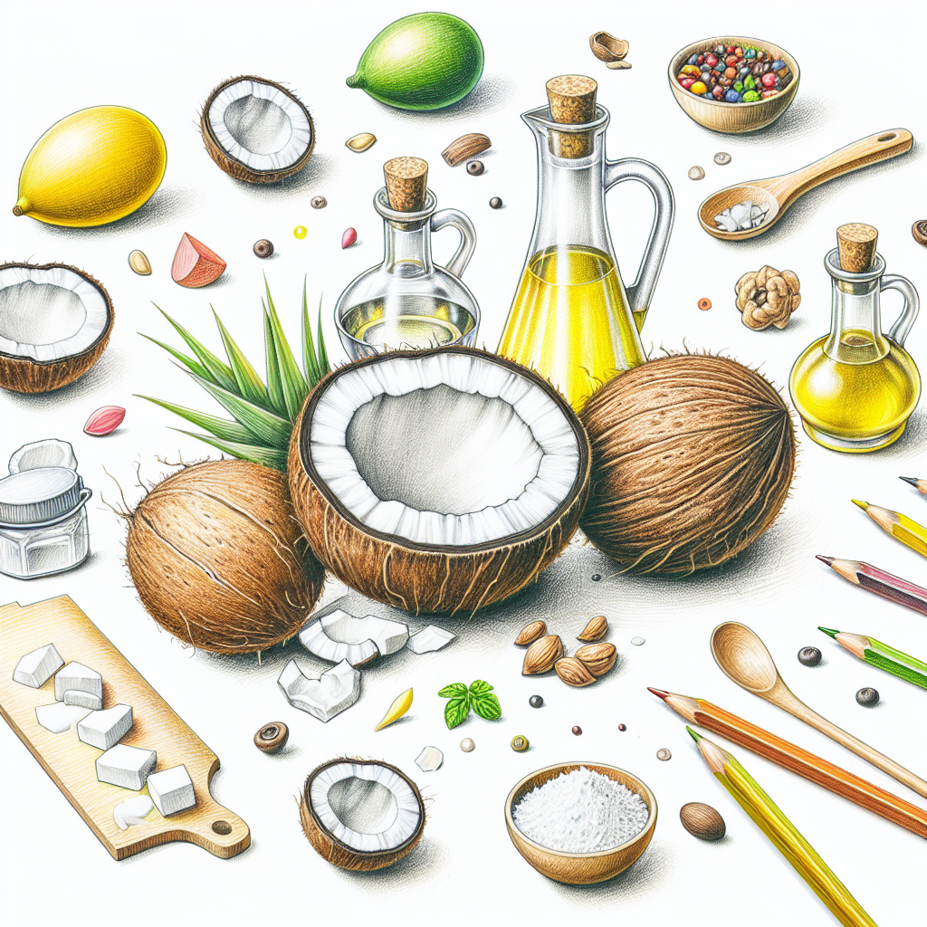 Pastelková ilustrace znázorňující téma: Zdravé vaření