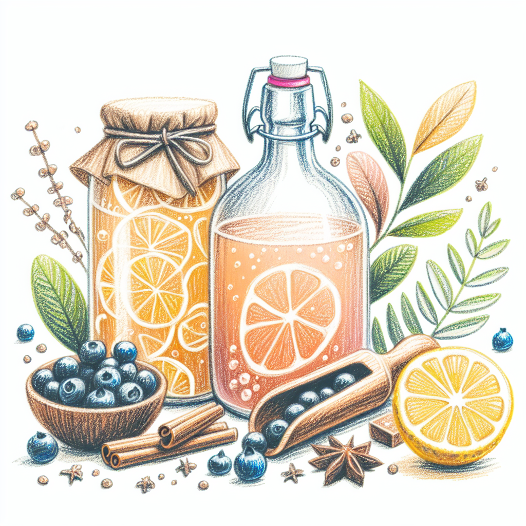 Pastelková ilustrace znázorňující téma: Recepty