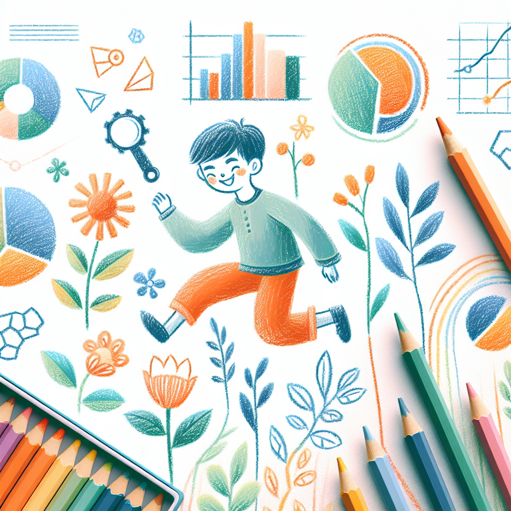 Pastelková ilustrace znázorňující téma: Zdraví dětí