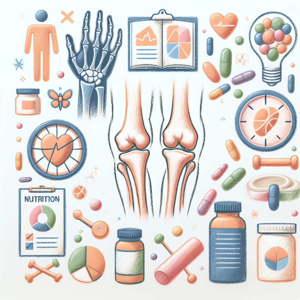 Pastelková ilustrace znázorňující téma: Kloubní zdraví