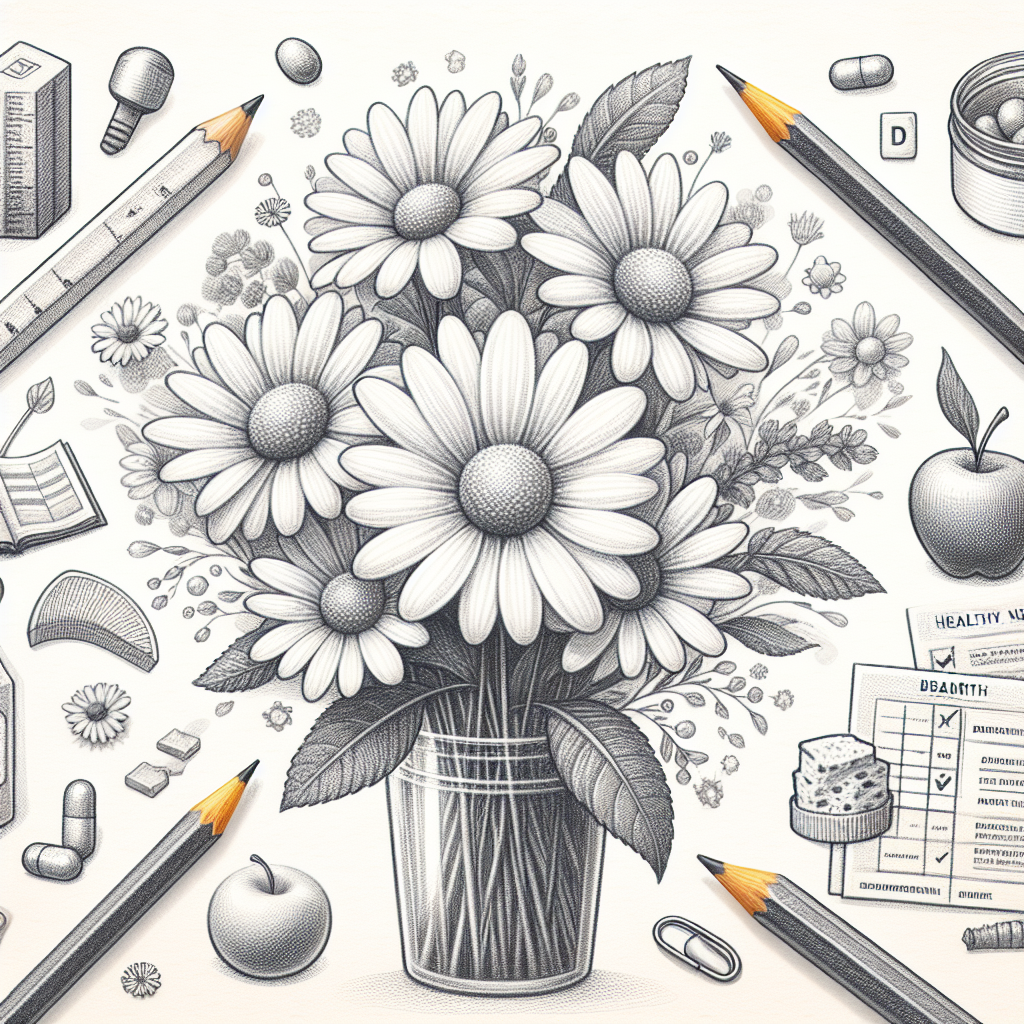 Pastelková ilustrace znázorňující téma: Zdravá výživa