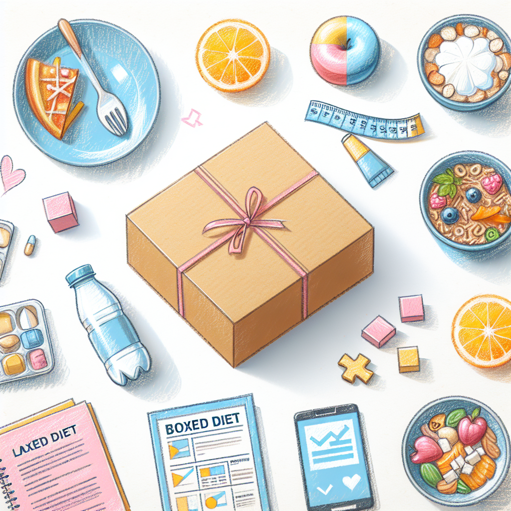 Pastelková ilustrace znázorňující téma: Diety a výživa