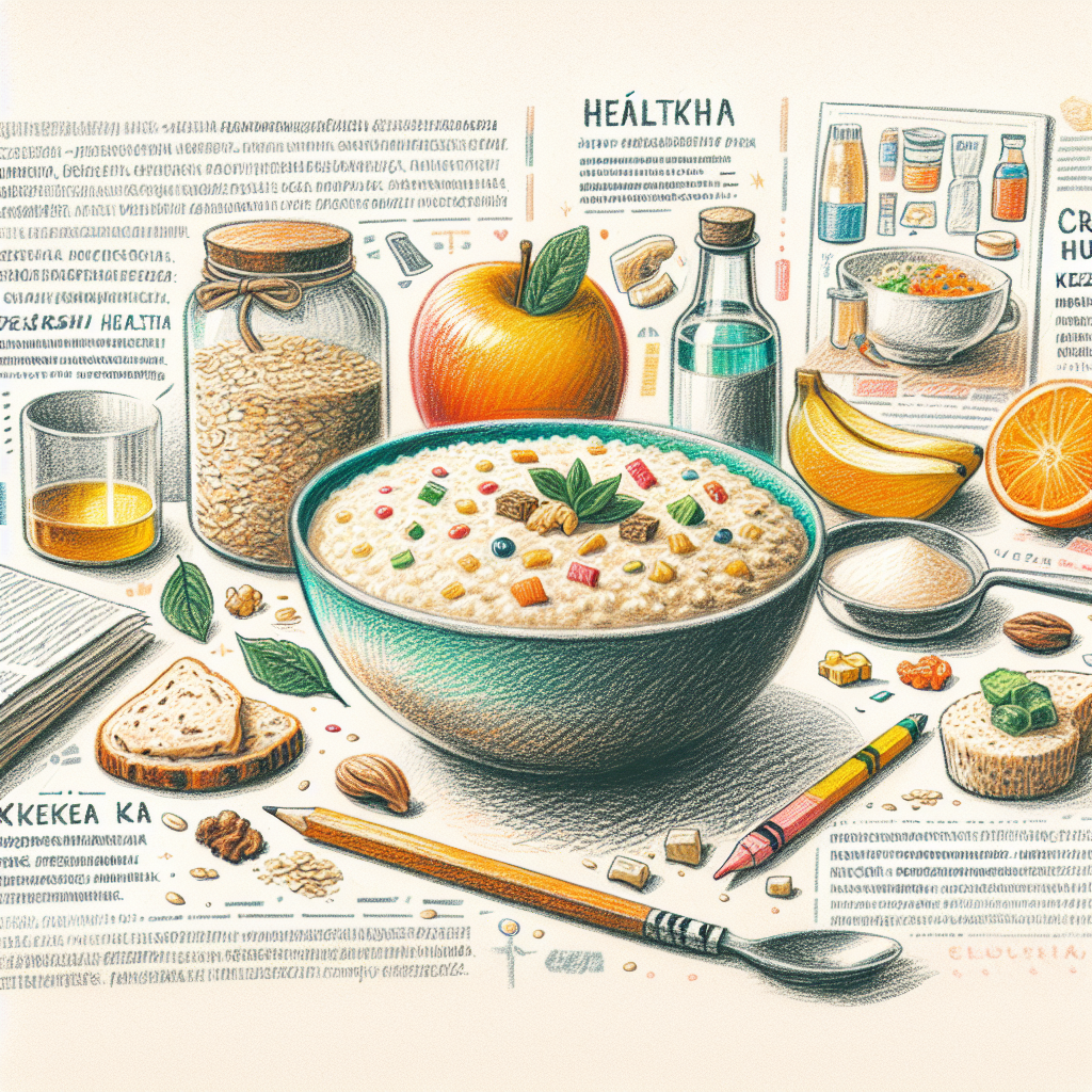 Pastelková ilustrace znázorňující téma: Česká kuchyně