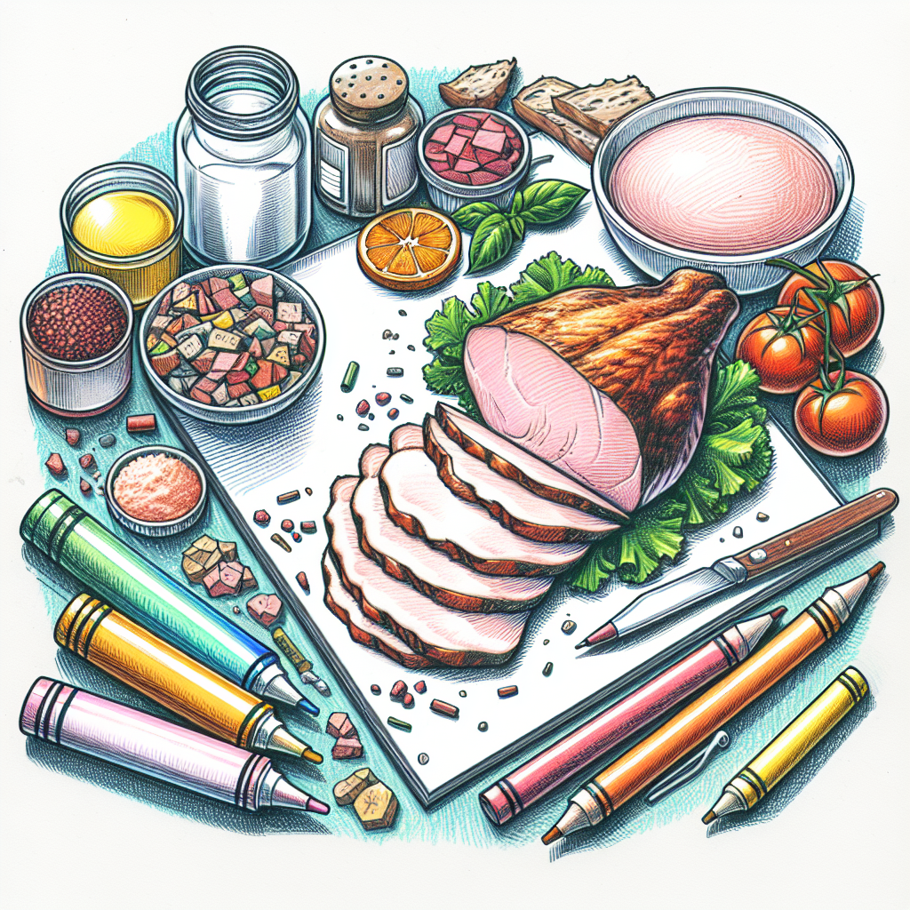 Pastelková ilustrace znázorňující téma: Recepty