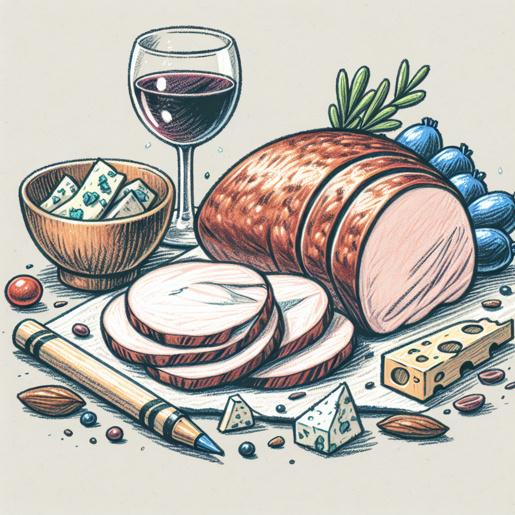 Pastelková ilustrace znázorňující téma: Recepty