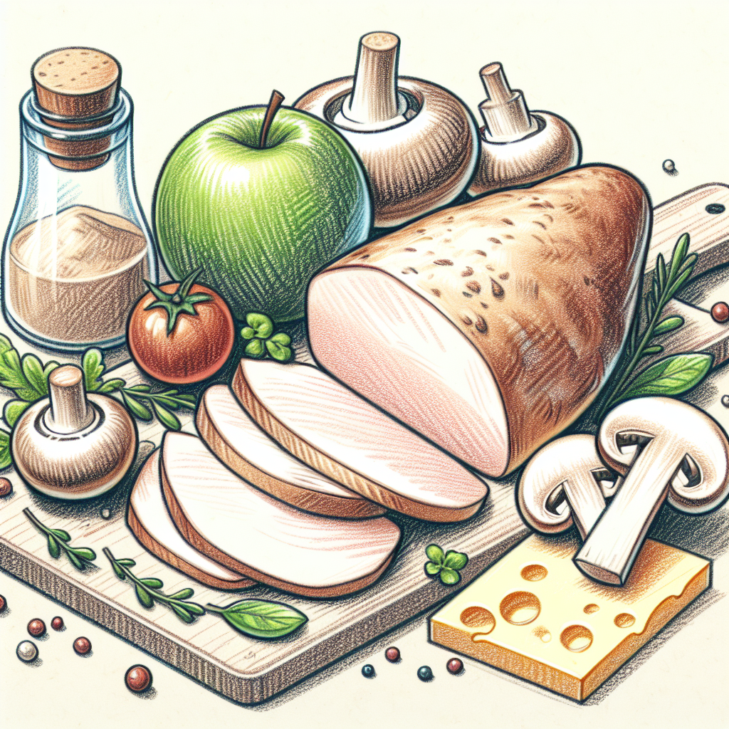 Pastelková ilustrace znázorňující téma: Recepty