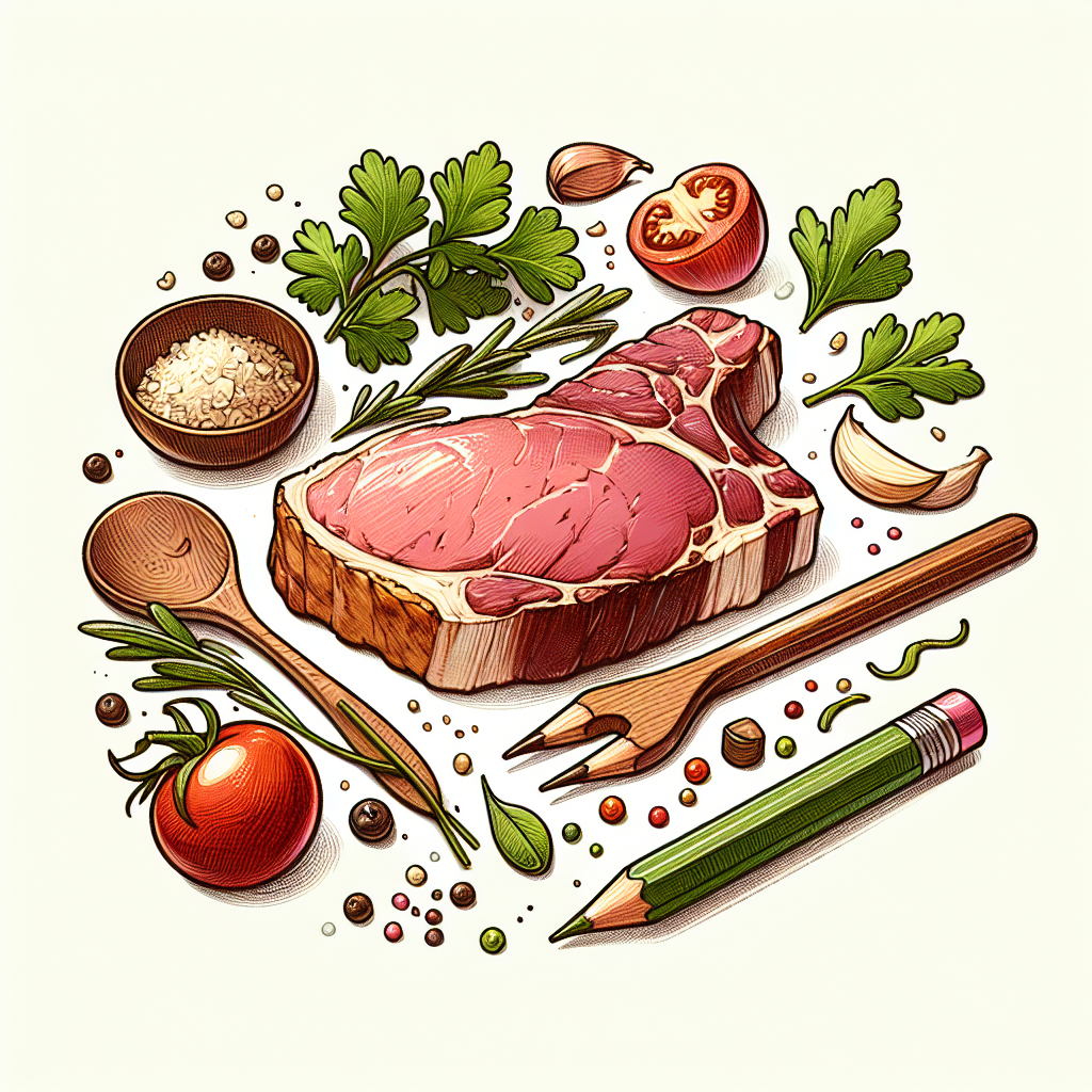 Pastelková ilustrace znázorňující téma: Recepty