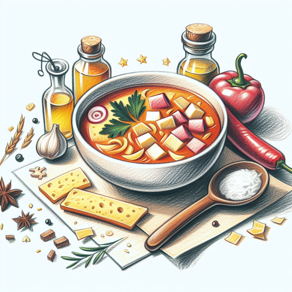 Pastelková ilustrace znázorňující téma: Recepty