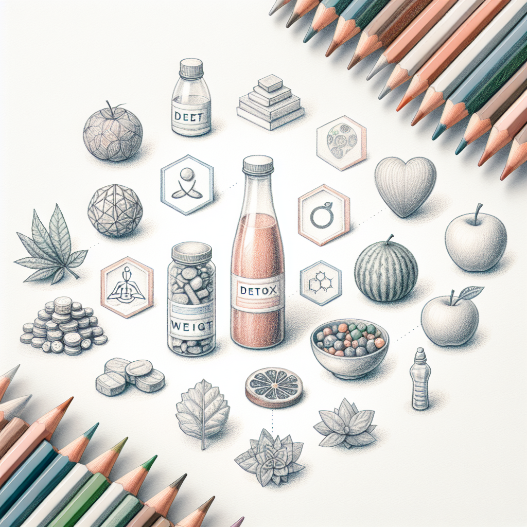 Pastelková ilustrace znázorňující téma: Hubnutí