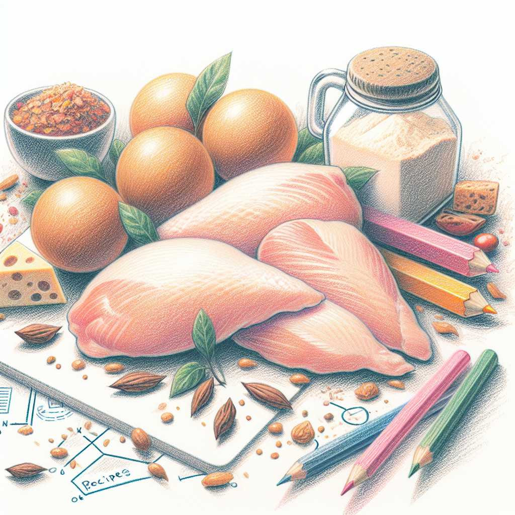 Pastelková ilustrace znázorňující téma: Recepty