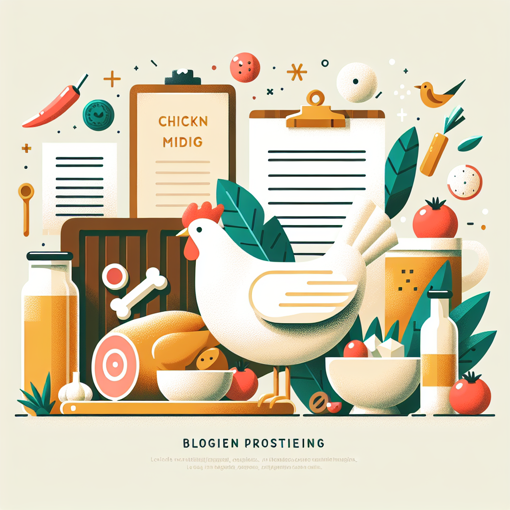 Ilustrace znázorňující téma: kuřecí recepty