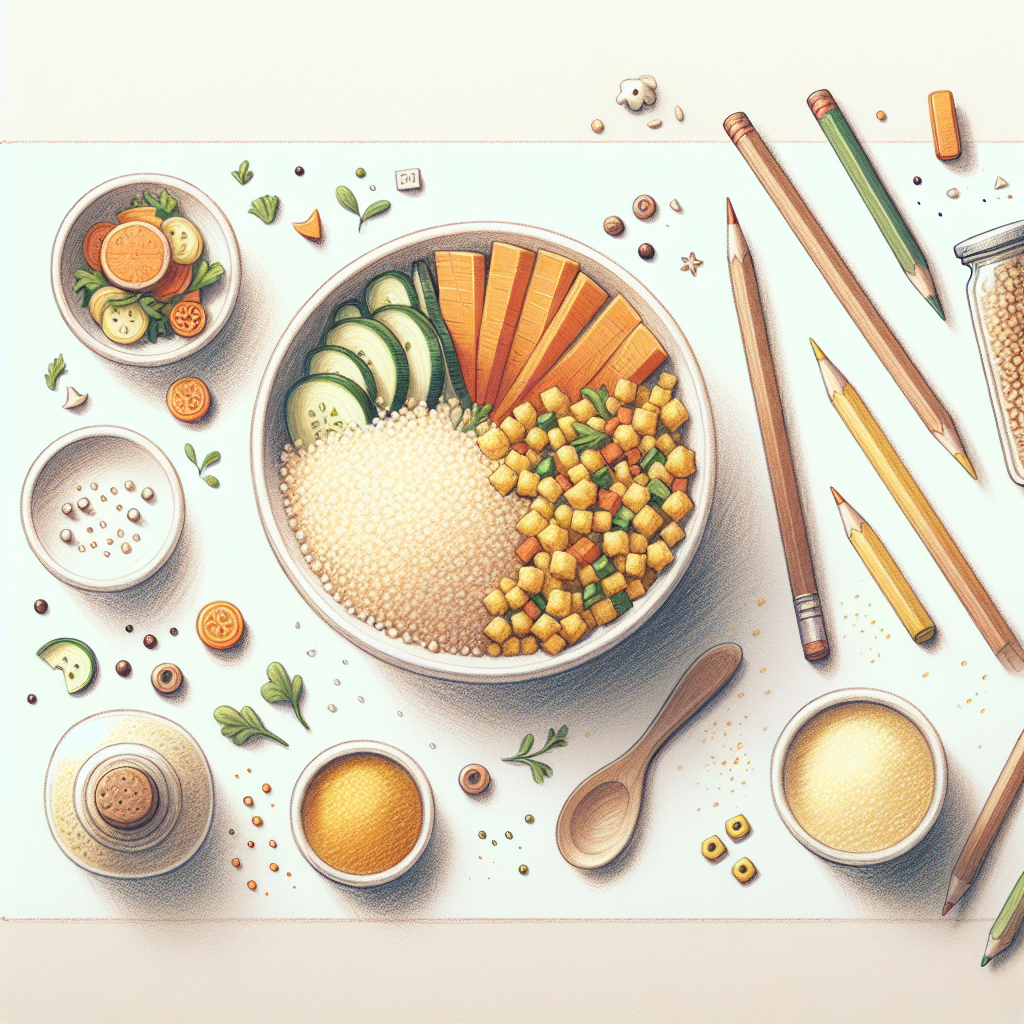 Pastelková ilustrace znázorňující téma: Recepty