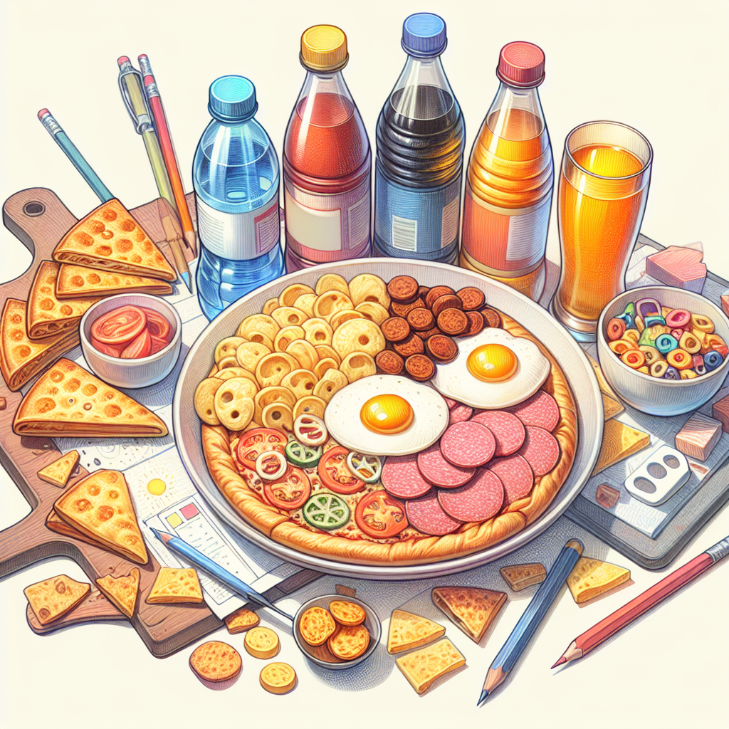 Pastelková ilustrace znázorňující téma: Recepty