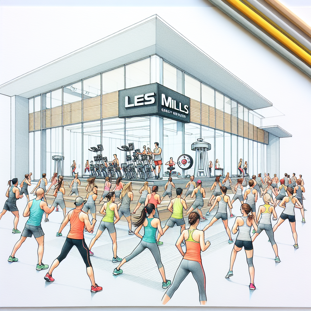 Pastelková ilustrace znázorňující téma: Fitness