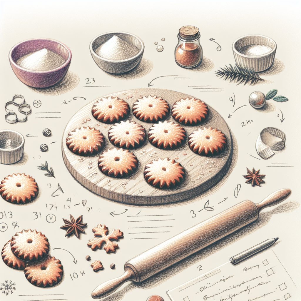 Pastelková ilustrace znázorňující téma: Recepty