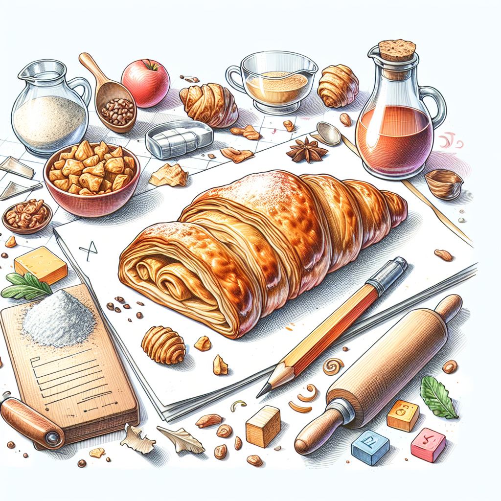 Pastelková ilustrace znázorňující téma: Recepty