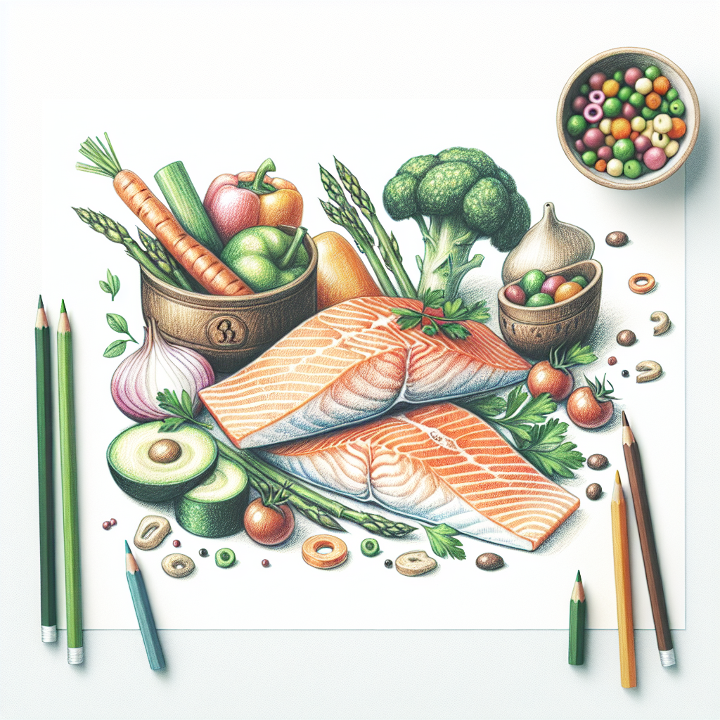 Pastelková ilustrace znázorňující téma: Recepty