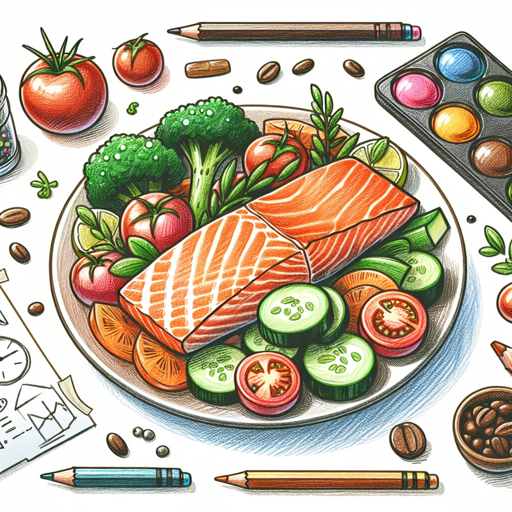 Pastelková ilustrace znázorňující téma: Recepty