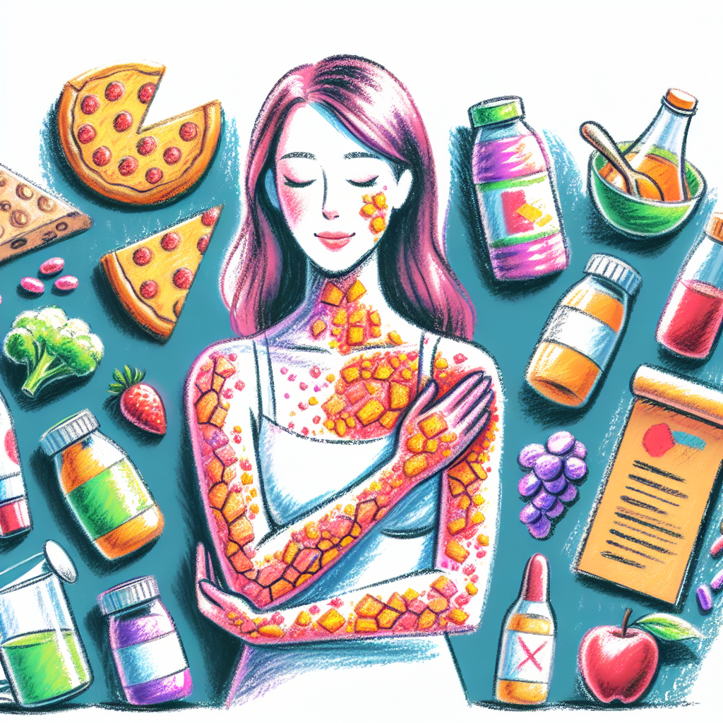 Pastelková ilustrace znázorňující téma: Zdravá výživa