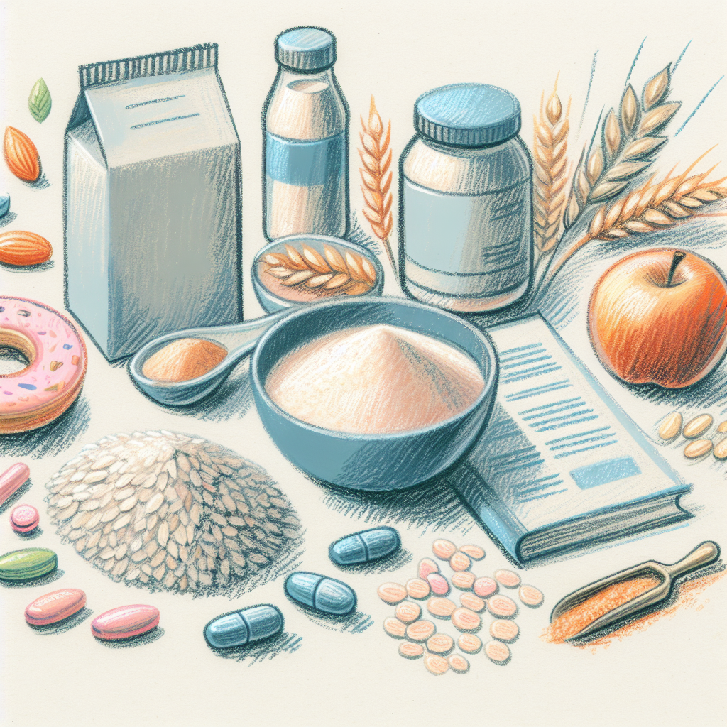 Pastelková ilustrace znázorňující téma: Výživa